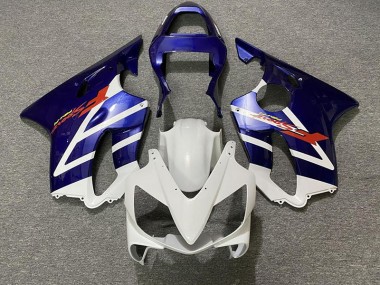 Blu Profondo & Bianco 01-03 Honda CBR600 F4i Carene Moto