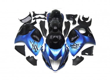 Blu Profondo Con Black Custom 08-20 Suzuki GSXR 1300 Carene Moto