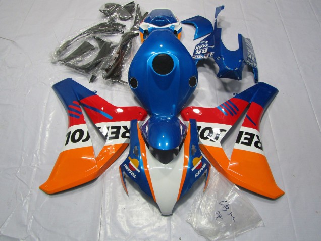 Blu Repsol & Rosso 08-11 Honda CBR1000RR Carene Moto Blu Repsol & Rosso 08-11 Honda CBR1000RR Carene Moto