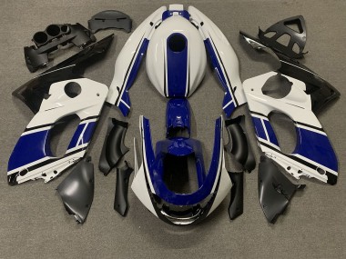 Blu Scuro & Bianco 98-07 Yamaha YZF600 Carene Moto
