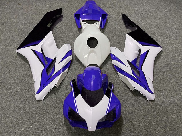 Blu Scuro Bianco & Nero Lucido 04-05 Honda CBR1000RR Carene Moto Blu Scuro Bianco & Nero Lucido 04-05 Honda CBR1000RR Carene Moto