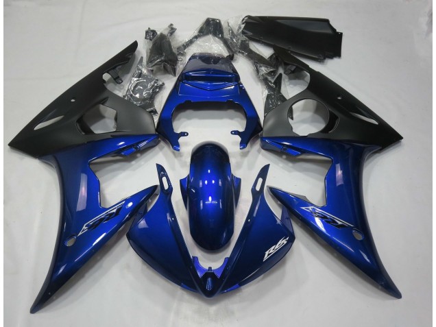 Blu Scuro Lucido 05 Yamaha R6 Carene Moto Blu Scuro Lucido 05 Yamaha R6 Carene Moto