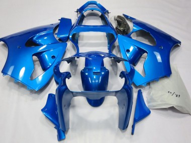 Blu Vibrante 00-02 Kawasaki ZX6R Carene Moto