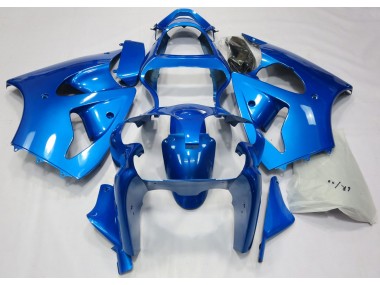 Blu Vibrante 00-02 Kawasaki ZX6R Carene Moto