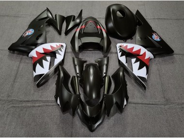 Bomber Betty Nero Opaco 04-05 Kawasaki ZX10R Carene Moto