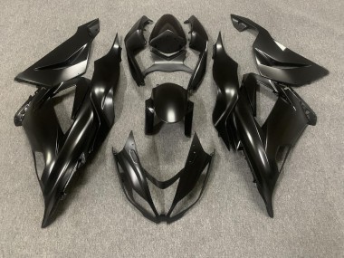 Cappotto Nero Opaco & Protettivo 13-18 Kawasaki ZX6R Carene Moto