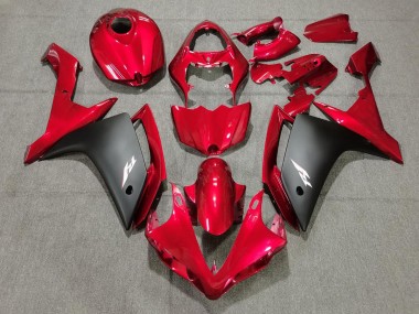 Caramella Rossa & Nera 07-08 Yamaha R1 Carene Moto