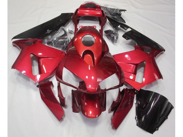 Caramella Rossa Tinta Unita 03-04 Honda CBR600RR Carene Moto Caramella Rossa Tinta Unita 03-04 Honda CBR600RR Carene Moto