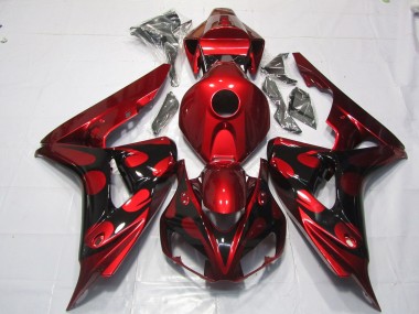 Caramelle Rosse & Nere 06-07 Honda CBR1000RR Carene Moto
