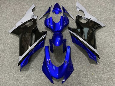 Cemento Nero & Blu 17-21 Yamaha R6 Carene Moto