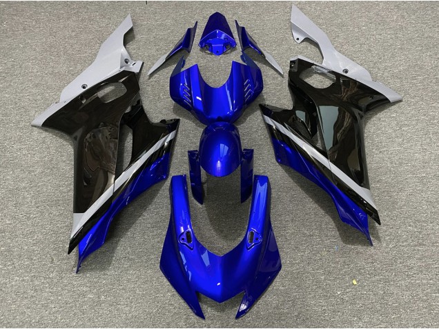 Cemento Nero & Blu 17-21 Yamaha R6 Carene Moto Cemento Nero & Blu 17-21 Yamaha R6 Carene Moto