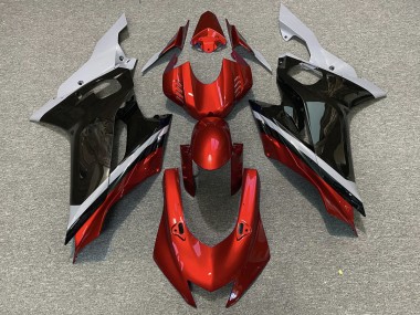 Cemento Nero & Rosso 17-21 Yamaha R6 Carene Moto