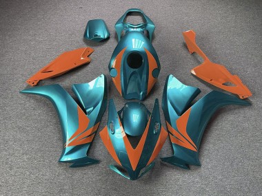 Ciano & Arancione Lucidi 12-16 Honda CBR1000RR Carene Moto