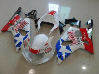 Codice A Barre 00-02 Suzuki GSXR 1000 Carene Moto