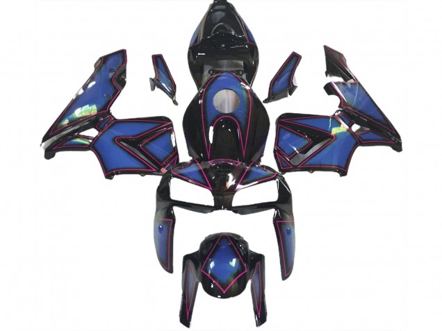 Contorno Blu Intenso & Rosa 05-06 Honda CBR600RR Carene Moto Contorno Blu Intenso & Rosa 05-06 Honda CBR600RR Carene Moto