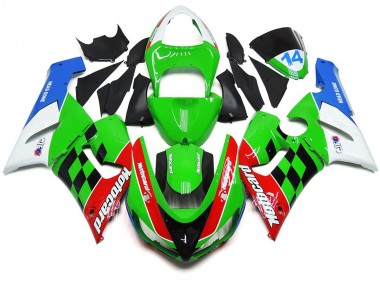 Controllo Multicolore 05-06 Kawasaki ZX6R Carene Moto