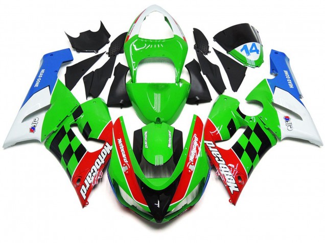Controllo Multicolore 05-06 Kawasaki ZX6R Carene Moto Controllo Multicolore 05-06 Kawasaki ZX6R Carene Moto