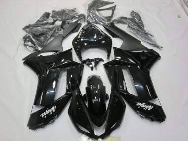 Decalcomania Bianca Nera Lucida 07-08 Kawasaki ZX6R Carene Moto