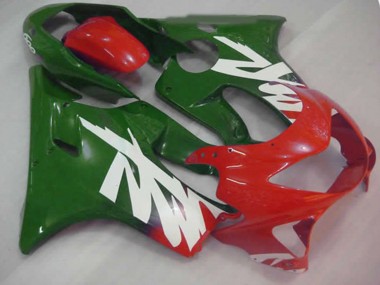 Decalcomania Verde Rossa & Bianca 99-00 Honda CBR600 F4 Carene Moto