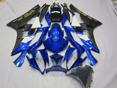Depp Blu Con Decalcomania Gialla 06-07 Yamaha R6 Carene Moto