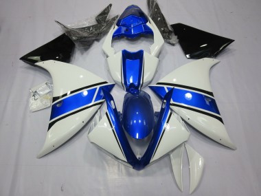 Design Bianco & Blu 12-14 Yamaha R1 Carene Moto