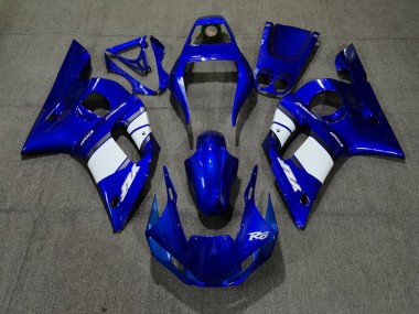 Design Bianco Blu 98-02 Yamaha R6 Carene Moto