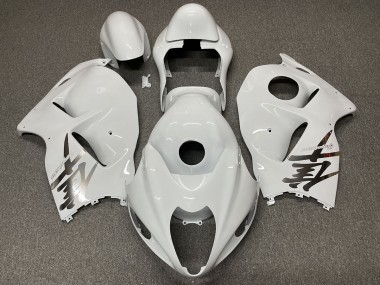 Design Bianco Lucido 97-07 Suzuki GSXR 1300 Carene Moto
