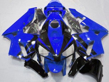 Design Blu Lucido & Nero 05-06 Honda CBR600RR Carene Moto
