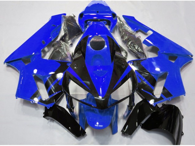 Design Blu Lucido & Nero 05-06 Honda CBR600RR Carene Moto
