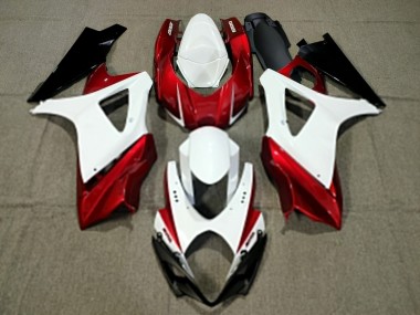 Design Personalizzato Rosso 07-08 Suzuki GSXR 1000 Carene Moto