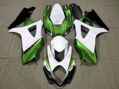 Design Personalizzato Verde 07-08 Suzuki GSXR 1000 Carene Moto