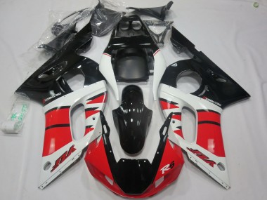 Design Rosso Bianco 98-02 Yamaha R6 Carene Moto