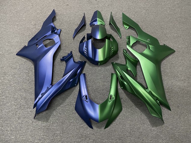 Divisione Blu & Verde 17-21 Yamaha R6 Carene Moto Divisione Blu & Verde 17-21 Yamaha R6 Carene Moto