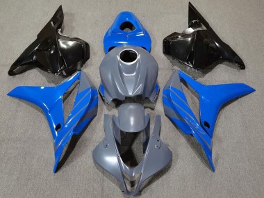 Doppio Blu Su Grigio 09-12 Honda CBR600RR Carene Moto
