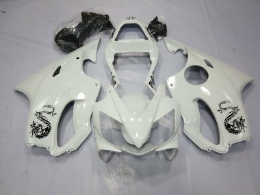 Drago Bianco 01-03 Honda CBR600 F4i Carene Moto