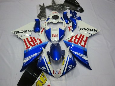 Fiat Con Azzurro 12-14 Yamaha R1 Carene Moto