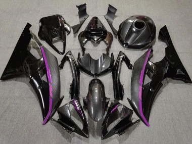 Fibra Di Carbonio & Rosa 08-16 Yamaha R6 Carene Moto