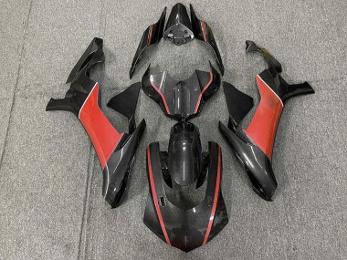 Fibra Di Carbonio & Rosso 15-19 Yamaha R1 Carene Moto