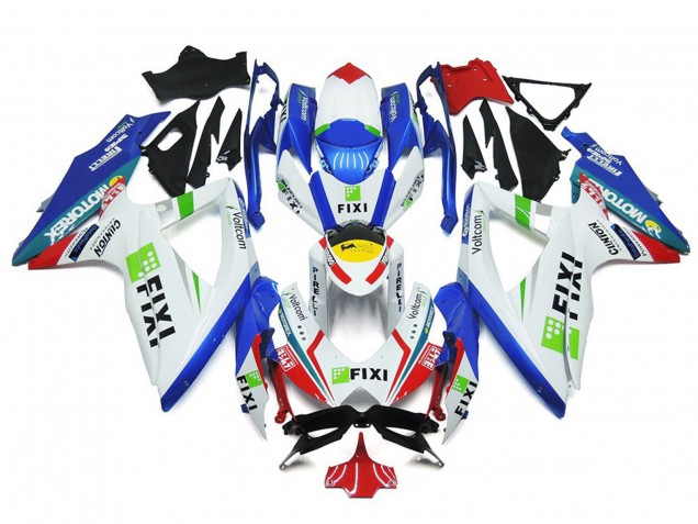 Fixi Personalizzato 08-10 Suzuki GSXR 600-750 Carene Moto Fixi Personalizzato 08-10 Suzuki GSXR 600-750 Carene Moto