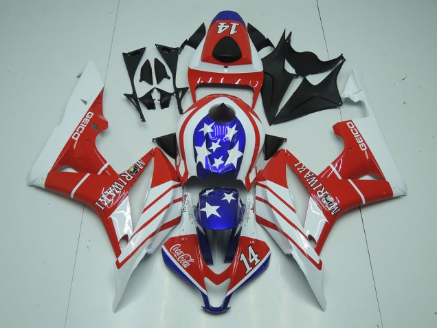 Geico 14 07-08 Honda CBR600RR Carene Moto Geico 14 07-08 Honda CBR600RR Carene Moto