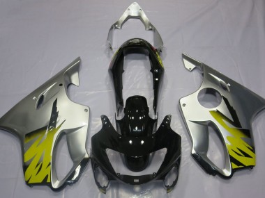 Giallo Argento & Nero 99-00 Honda CBR600 F4 Carene Moto