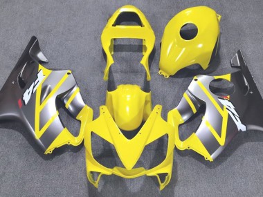 Giallo & Argento Opaco 01-03 Honda CBR600 F4i Carene Moto