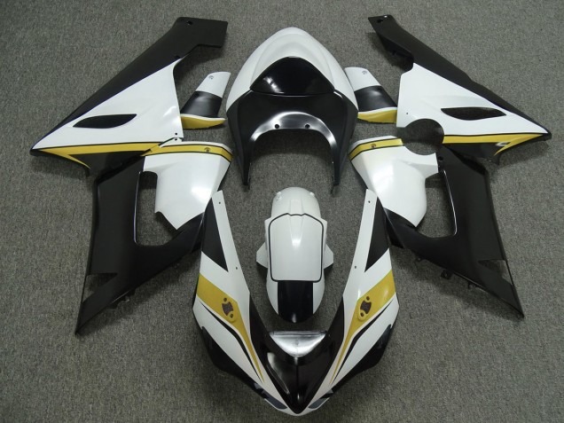 Giallo Bianco & Nero 05-06 Kawasaki ZX6R Carene Moto Giallo Bianco & Nero 05-06 Kawasaki ZX6R Carene Moto