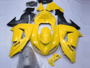 Giallo Lucido 06-07 Kawasaki ZX10R Carene Moto