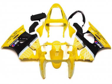Giallo Lucido 1 00-02 Kawasaki ZX6R Carene Moto
