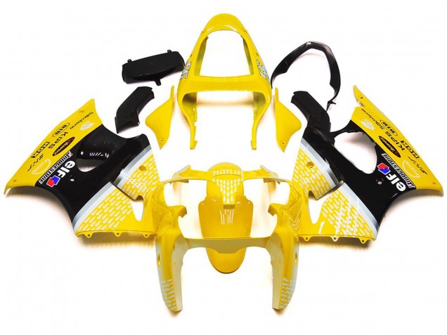 Giallo Lucido 1 00-02 Kawasaki ZX6R Carene Moto Giallo Lucido 1 00-02 Kawasaki ZX6R Carene Moto