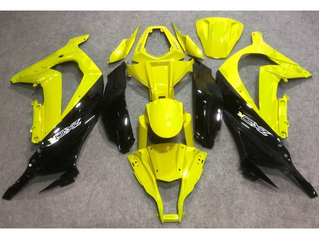 Giallo Lucido & Nero 16-19 Kawasaki ZX10R Carene Moto Giallo Lucido & Nero 16-19 Kawasaki ZX10R Carene Moto