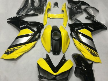Giallo & Nero Lucido 15-18 Yamaha R3 Carene Moto