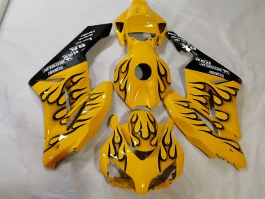 Giallo Personalizzato Fiamma 12-16 Honda CBR1000RR Carene Moto