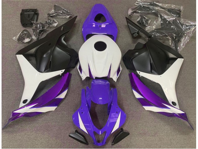 Gloss Viola Bianco & Viola 09-12 Honda CBR600RR Carene Moto